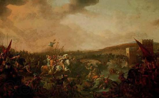 Johannes Lingelbach Battle of Milvian Bridge